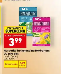 Biedronka Herbatka funkcjonalna Herbarium Uroda oferta