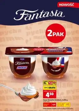 Biedronka Deser Danette Snickers 2-pak oferta