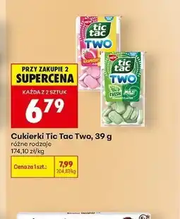 Biedronka Cukierki Tic Tac Two Raspberry oferta