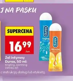 Biedronka Żel intymny Durex Tingling oferta