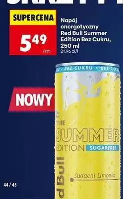 Biedronka Napój energetyczny Red Bull Summer Edition Bez Cukru oferta