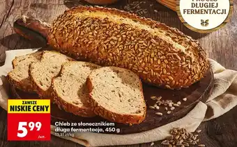 Biedronka Chleb ze słonecznikiem długa fermentacja oferta