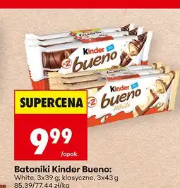 Biedronka Batoniki Kinder Bueno White 3-pak oferta