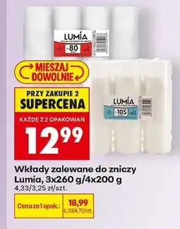 Biedronka Wkłady zalewane do zniczy Lumia 3-pak oferta
