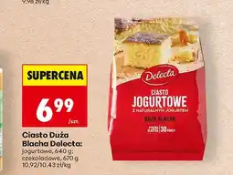 Biedronka Ciasto jogurtowe Duża Blacha Delecta oferta