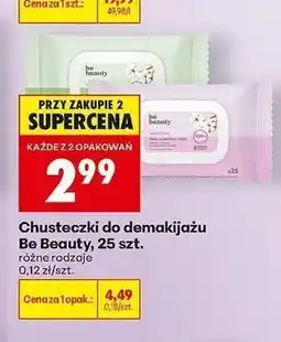Biedronka Chusteczki do demakijażu Be Beauty Sensitive oferta