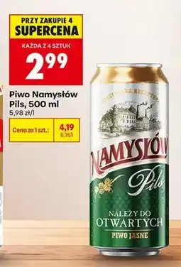 Biedronka Piwo Namysłów Pils oferta