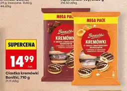 Biedronka Ciastka kremówki Bonitki o smaku śmietankowo-morelowym oferta
