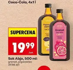 Biedronka Sok Abjo granat oferta