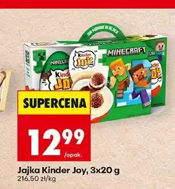 Biedronka Jajka Kinder Joy 3-pak oferta