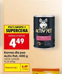 Biedronka Karma dla psa Activ Pet oferta