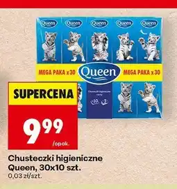 Biedronka Chusteczki higieniczne Queen 30-pak oferta