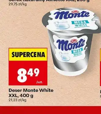Biedronka Deser Monte White XXL oferta