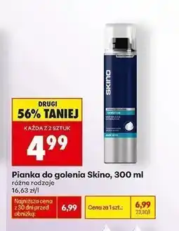 Biedronka Pianka do golenia Skino Sensitive oferta