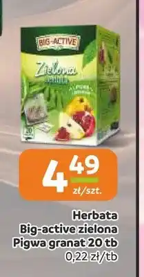 Gama Herbata zielona Big-Active Pigwa i Granat oferta
