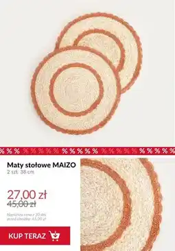 Homla Maty stołowe MAIZO 2-pak 38 cm oferta