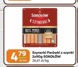Gama Szynerki Parówki z szynki Sokołów 2-pak oferta