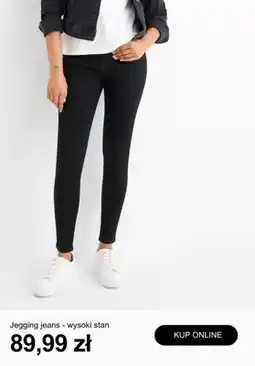 C&A Spodnie jegging jeans - wysoki stan oferta