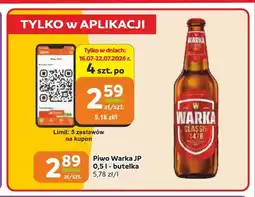 Gama Piwo Warka Jasne Pełne oferta