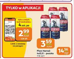 Gama Piwo Harnaś Jasne Pełne 4-pak oferta