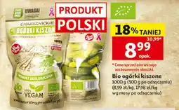Auchan Ogórki kiszone bio Charsznica oferta