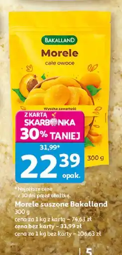 Auchan Morele całe owoce Bakalland oferta
