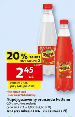 Auchan Oranżada biała Hellena oferta