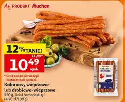 Auchan Kabanosy wieprzowe Auchan Różnorodne (Logo Czerwone) oferta