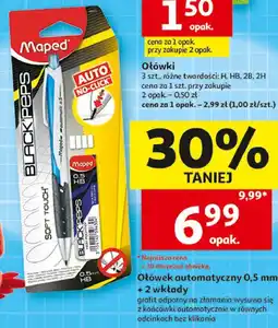 Auchan Ołówek automatyczny + 2 wkłady Maped oferta