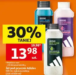Auchan Żel pod prysznic deep clean Adidas Active Skin & Mind oferta