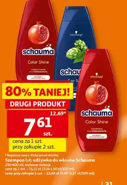 Auchan Szampon classic Schauma For Men oferta