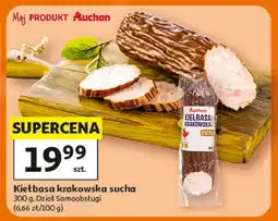 Auchan Kiełbasa krakowska sucha Auchan oferta