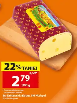 Auchan Ser królewski z kolna Mlekpol oferta