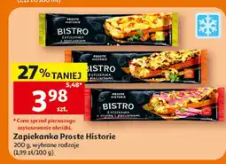 Auchan Zapiekanka z szynką i pieczarkami Iglotex Proste Historie Bistro oferta