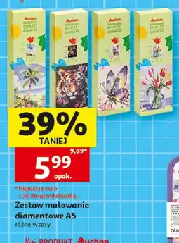 Auchan Zestaw do malowania diamentowego a5 Auchan oferta