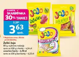 Auchan Żelki sour worms żelo Jojo oferta