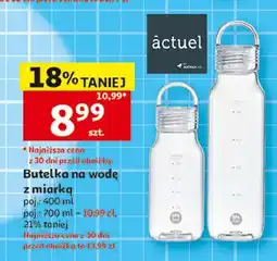 Auchan Butelka na wodę z miarką 700 ml Actuel oferta