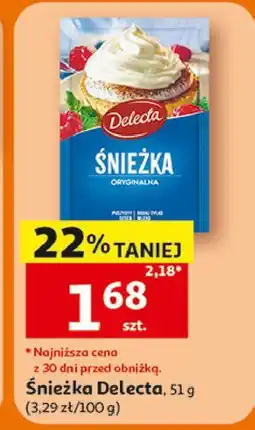 Auchan Śnieżka oryginalna Delecta oferta