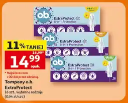 Auchan Tampony super plus O.b. Extra Protect oferta