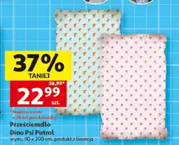 Auchan Prześcieradło psi patrol 90 x 200 cm oferta