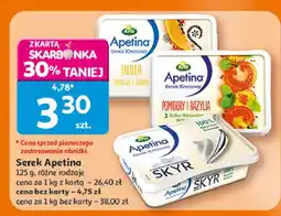 Auchan Serek kremowy india Arla Apetina oferta