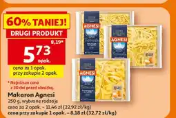 Auchan Makaron festaiola fettuccine Agnesi oferta