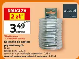 Auchan Kółeczka przezroczyste do zasłonek prysznicowych Actuel oferta