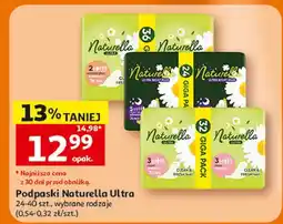 Auchan Podpaski normal plus Naturella Ultra oferta