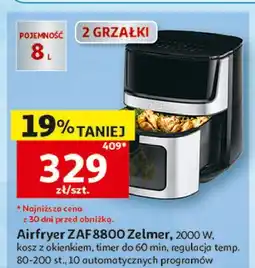 Auchan Frytkownica zaf8800 Zelmer oferta
