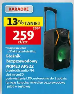 Auchan Głośnik bezprzewodowy aps22 Prime3 oferta