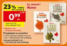 Auchan Pieprz czarny mielony Auchan Różnorodne (Logo Czerwone) oferta