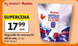 Auchan Tabletki do zmywarki Auchan Różnorodne (Logo Czerwone) oferta