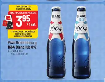 Polomarket Piwo bezalkoholowe Kronenbourg 1664 Blanc oferta