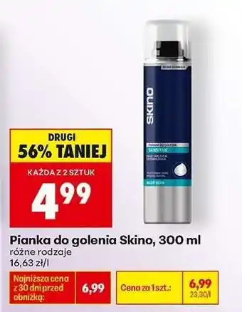 Biedronka Pianka do golenia Skino, 300 ml oferta